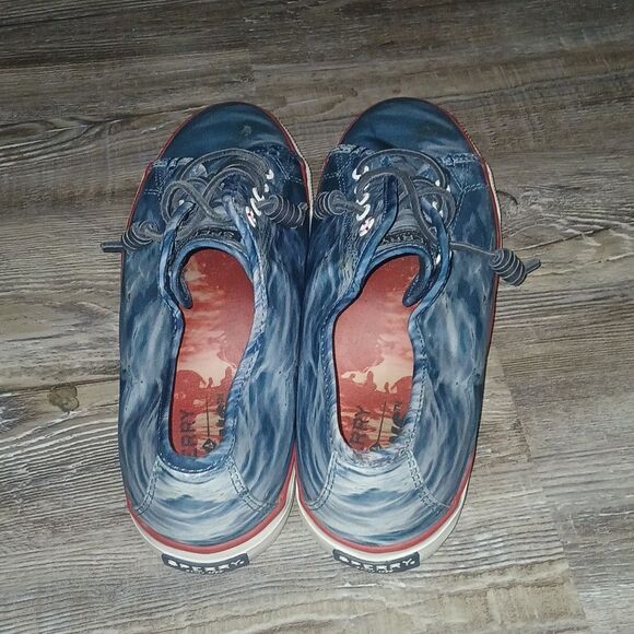 Sperry Limited Edition Jaws Seacoast Water Boat Shoes Sz 9 Ladies - Picture 4 of 9